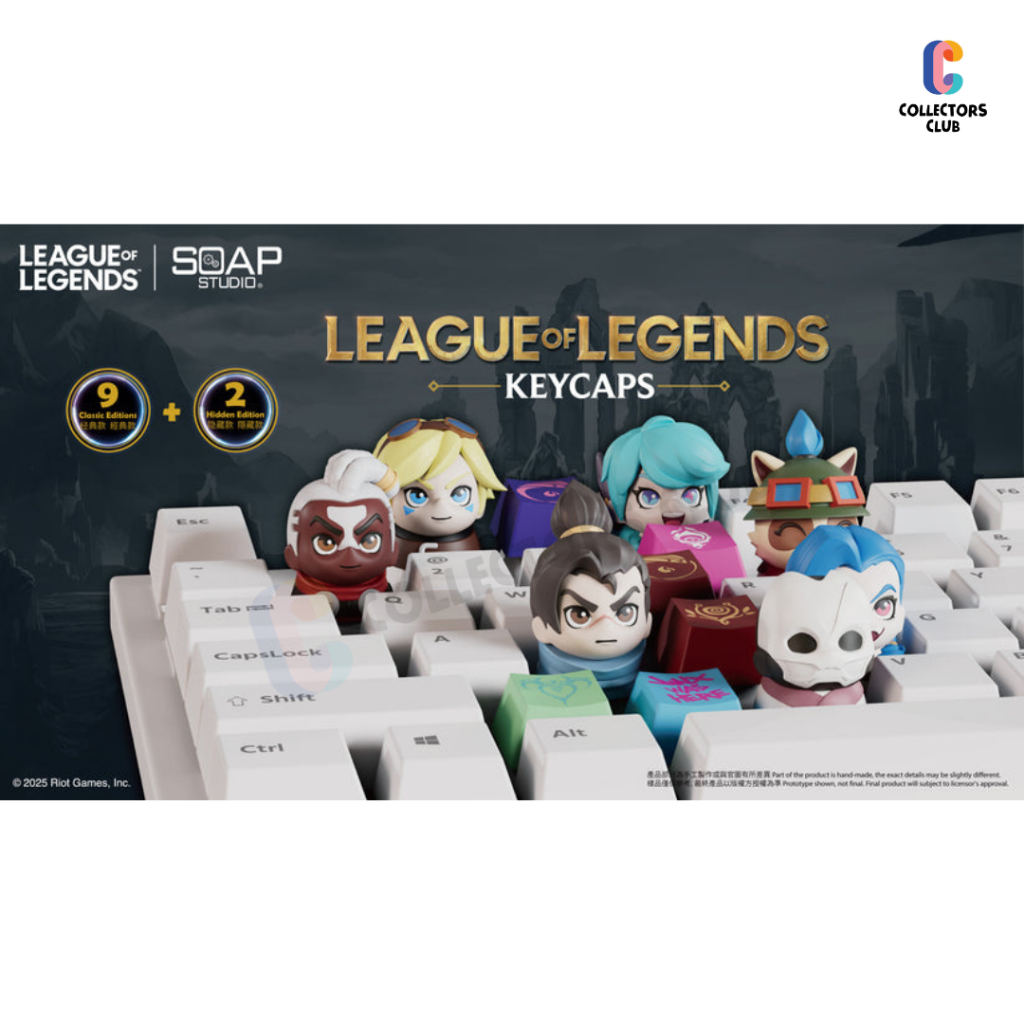 Soap Studio League of Legends Keycaps Bàn phím trò chơi LoL Authentic