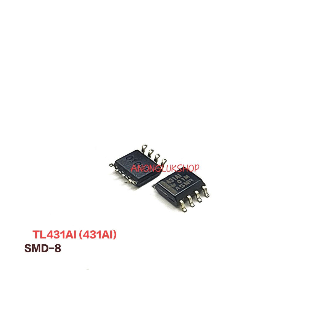 5 chiếc SMD-8 TL431 TL431A 431A 431AI Bộ điều chỉnh điện áp 2.5V-36V. Ic in 8 chân