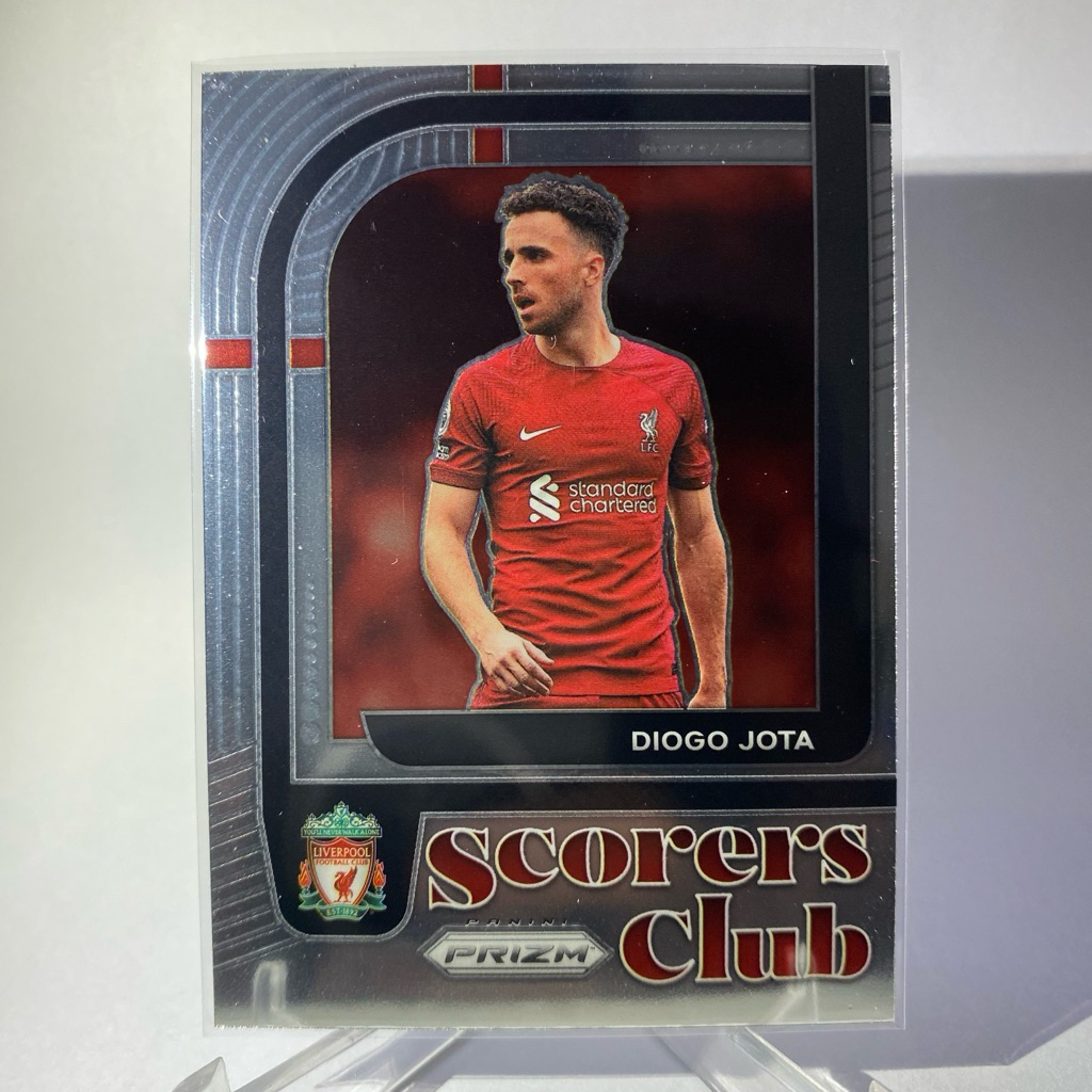 Thẻ bóng đá DIOGO JOTA LIVERPOOL SCORERS-CLUB PANINI-PRIZM2022
