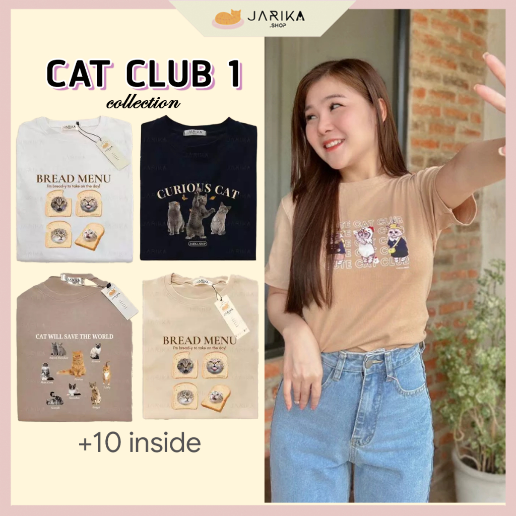Áo thun Jarikashop-Cat Club (Ký hiệu làm việc.. Jarika) (J168) (1 / 1)