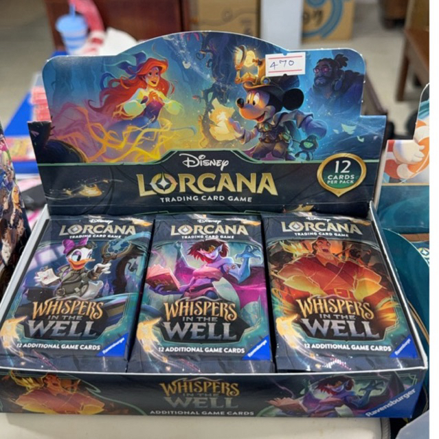 Disney Lorcana TCG Whoss in the well English Set Gói riêng biệt