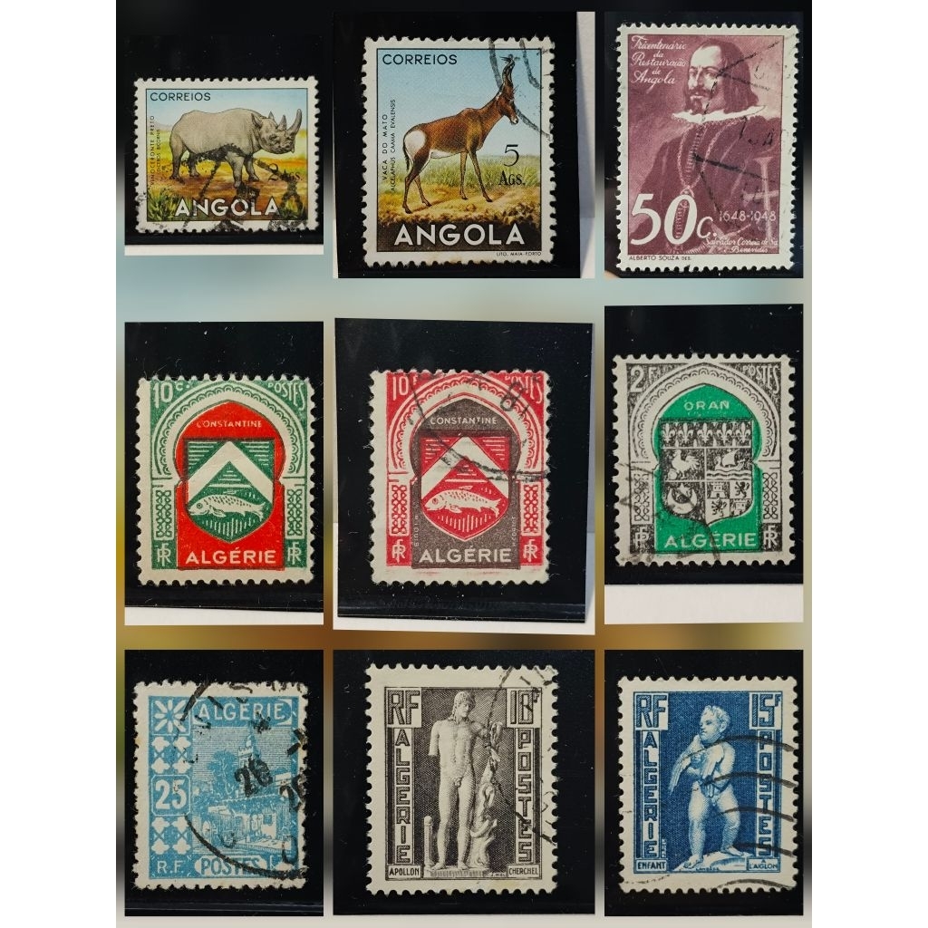 Tem Đẹp Năm Xưa Từ Angola Algeria Áo