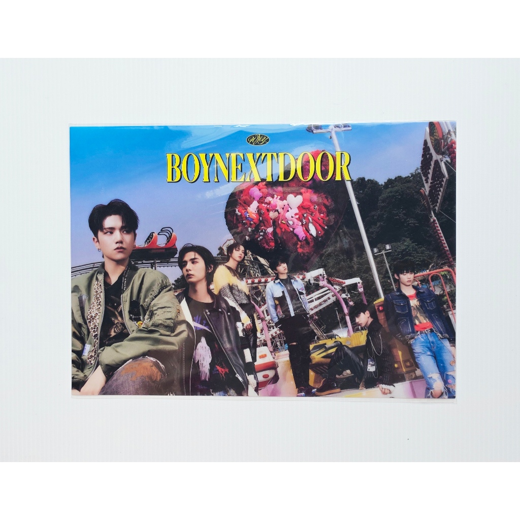 Clear Poster Quà Tặng Miễn Phí POB Weverse JP Shop Từ BOYNEXTDO Album-WHY Rare Kpop