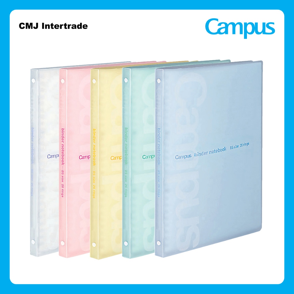 KOKUYO Campus Binder Notebook Model P733 File Add Paper Can Be Filled Size B5 From Japan