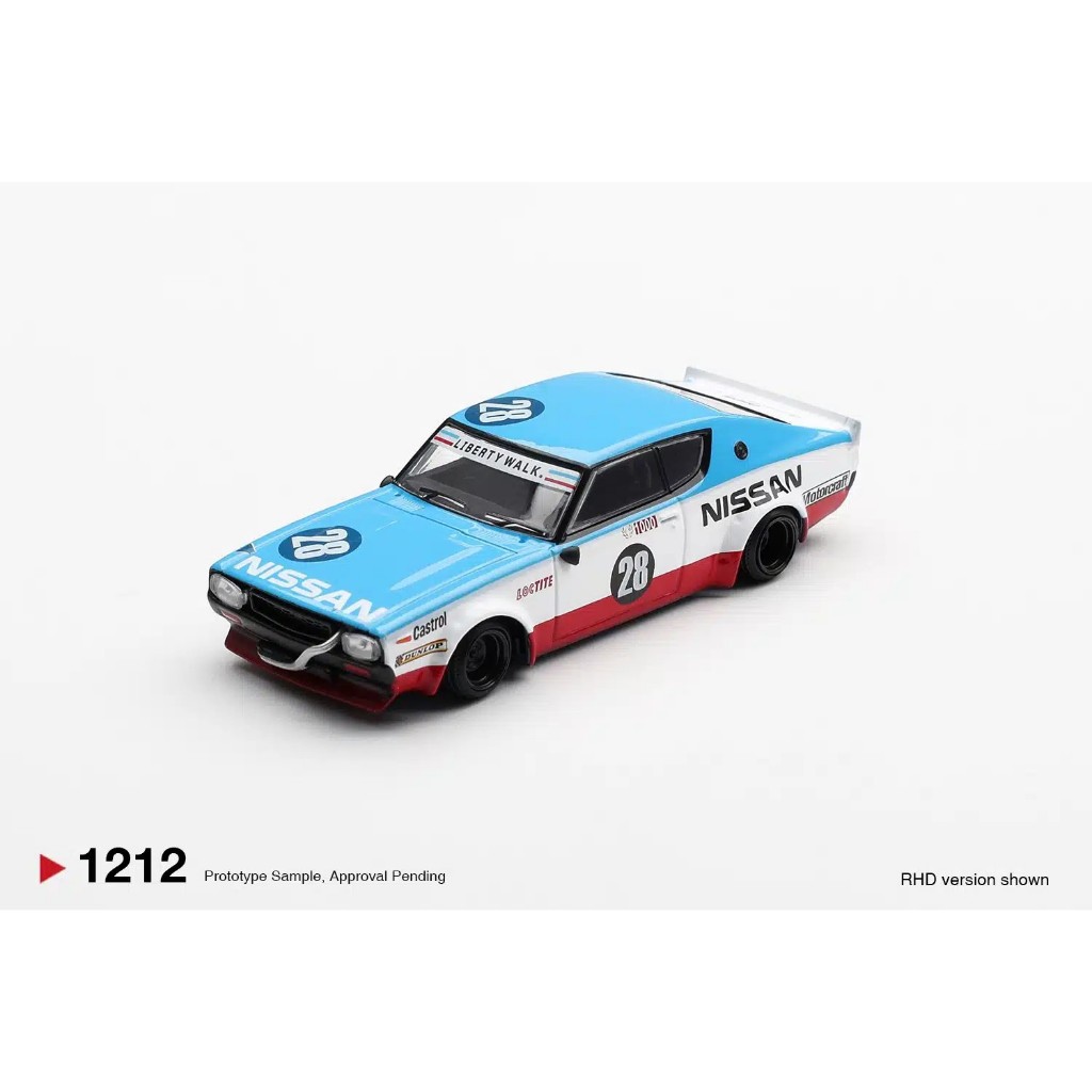 MINI GT | Nissan Skyline Kenmeri Liberty Walk Nissan Racing ’ 75 concept 1212