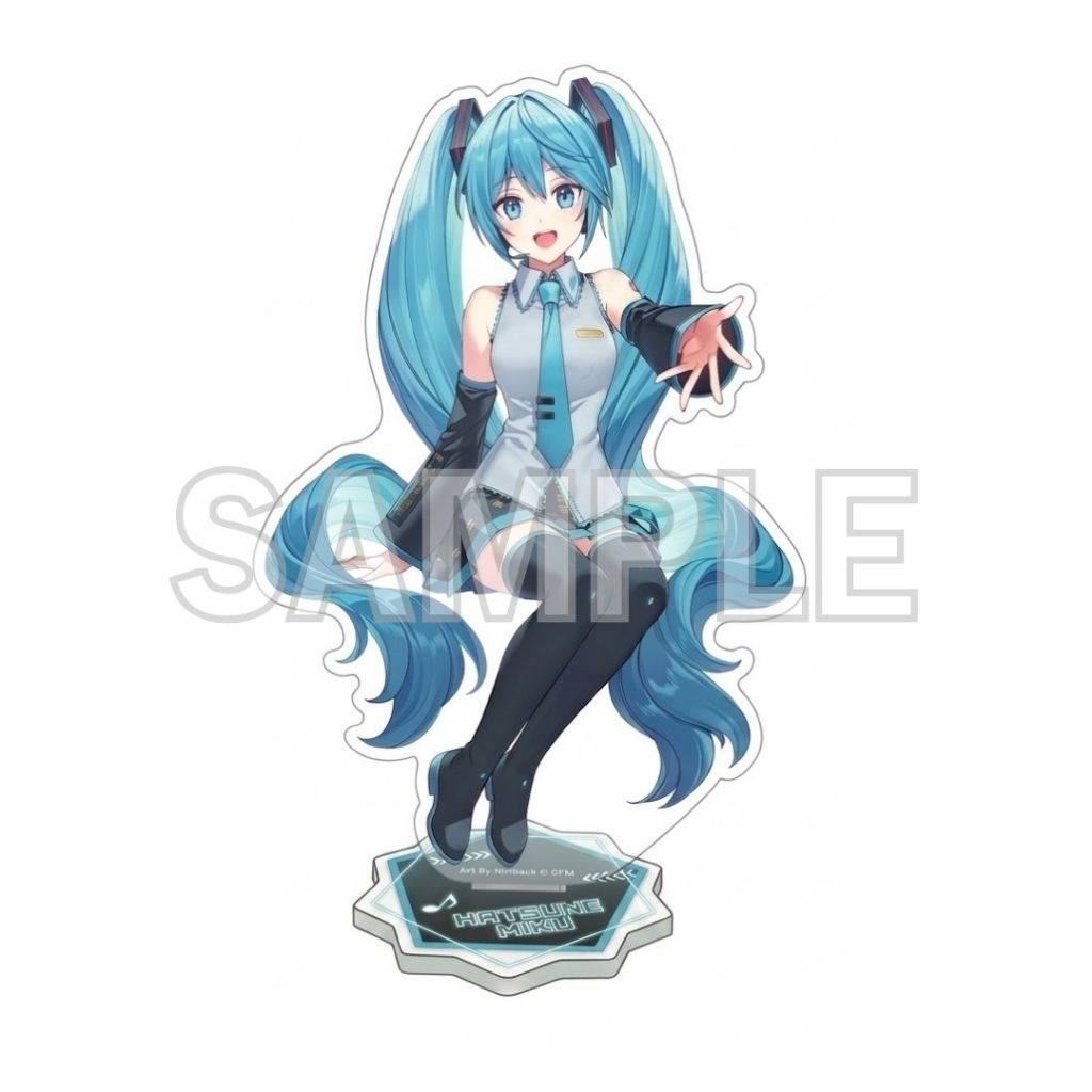 (Xác thực / Mới) Hatsune Miku Vocaloid Acrylic Stand-FuRyu Lottery-Prize D Sản phẩm được cấp phép ch