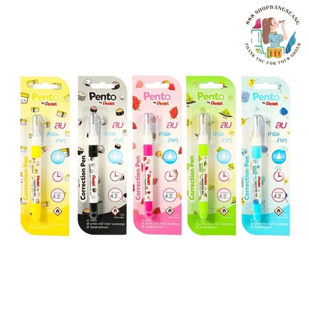 Bút chỉnh sửa chất lỏng Pento của Pentel 4.2ml