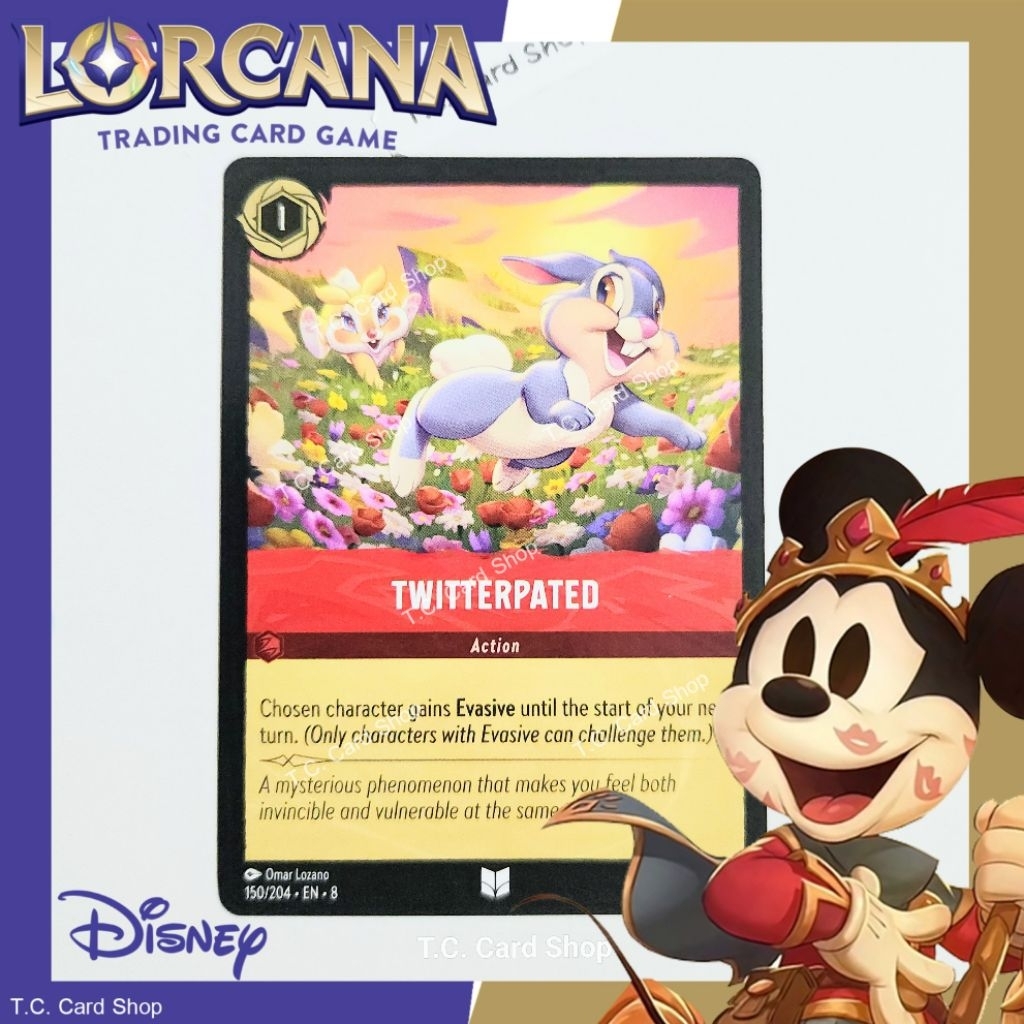 Twitterpated-150 / 204 U-Disney Lorcana (Disney Lorcana) (Triều đại của Jafar)