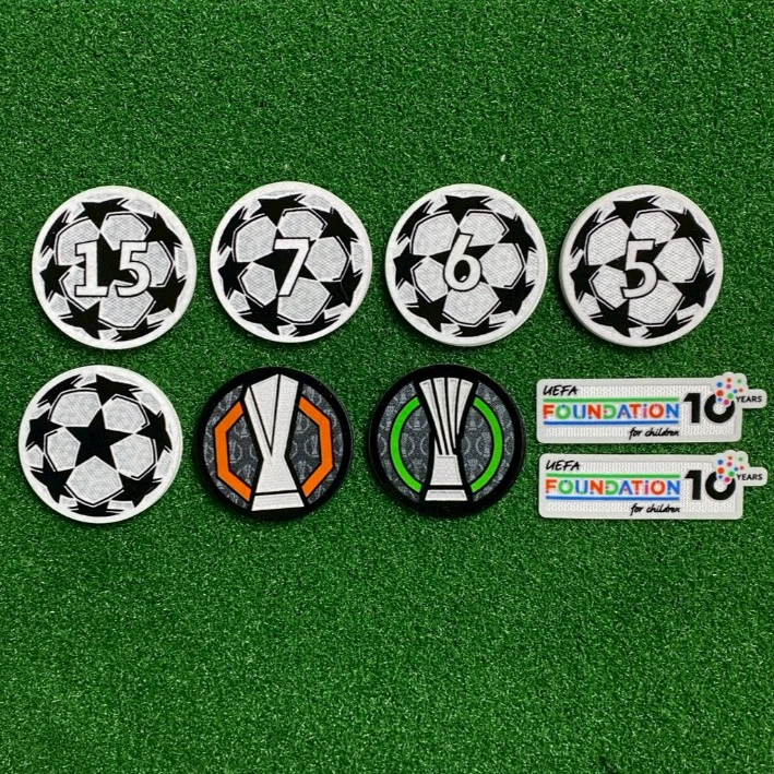 NỀN TẢNG hội nghị Europa tay áo Uefa Champions League 10 NĂM (Velvet Work))