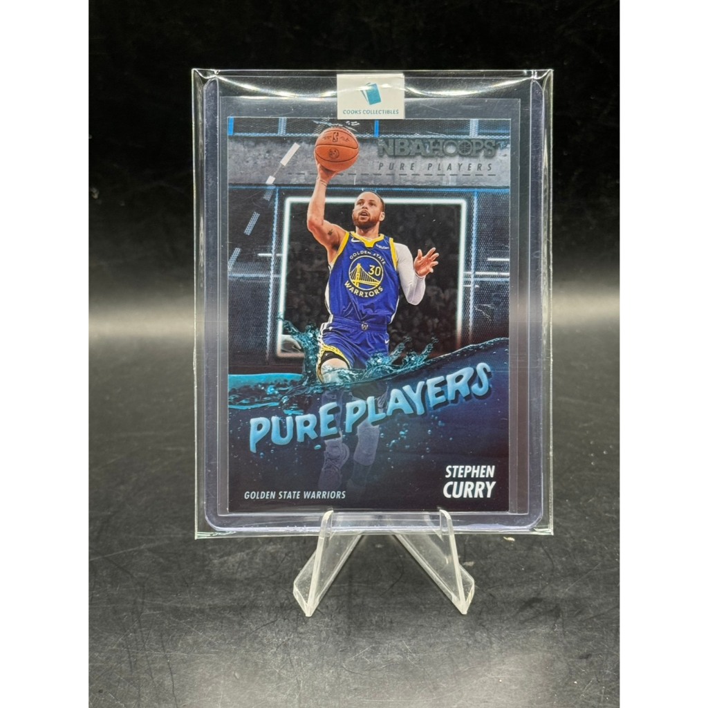 * * 2023-24 Panini Hoops Stephen Curry 9 Người chơi thuần khiết Chèn Warriors Thẻ NBA RAW NM * *