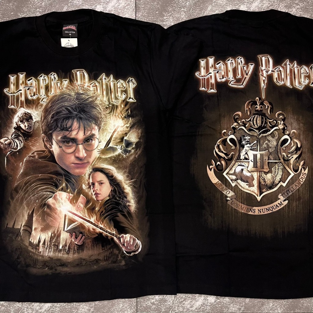 Áo thun Harrypotter (Rocktee Label Glows) 1 bông