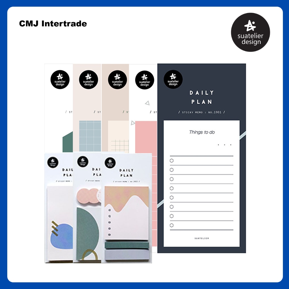 SUATELIER Post-It Note Paper Sticker Nhật ký KẾ HOẠCH TÓC