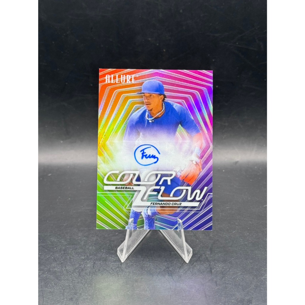 Fernando Cruz (CFA-FC) - 2025 Upper Deck Allure SE - Color Flow Full Rainbow Auto