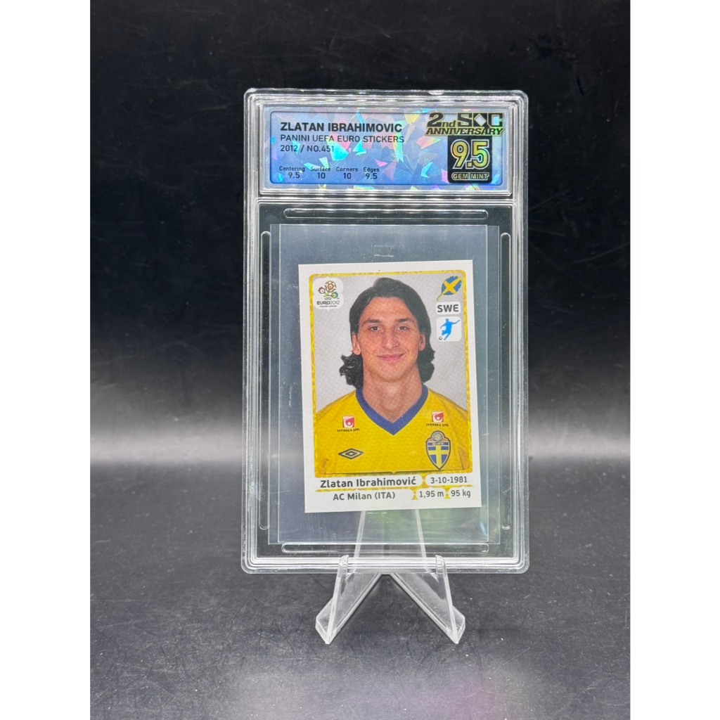 * * Zoltan Ibrahimović - 2012 Panini UEFA Euro Sticker - 451 - SQC 9.5 Đá Quý Bạc Hà * *