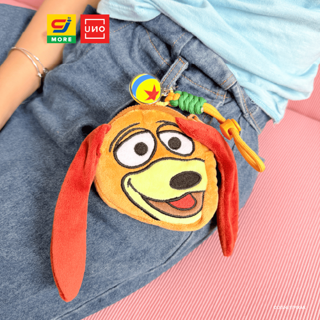 UNO Toy Story Slinky Dog Coin Purse Móc khóa Authentic