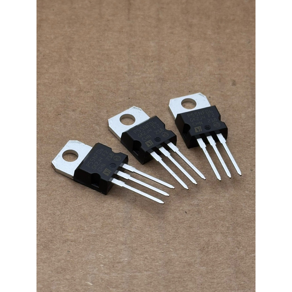 Mô hình Transistor trường từ tính TO-220 P55NF06 P55NF06L STP55NF06 50A60V