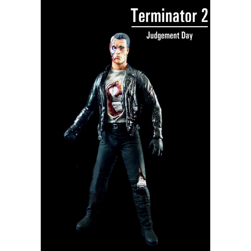 Terminator T-800 Arnold Schwarzenegger Bộ mô hình hình Vinyl tỷ lệ 1 / 5