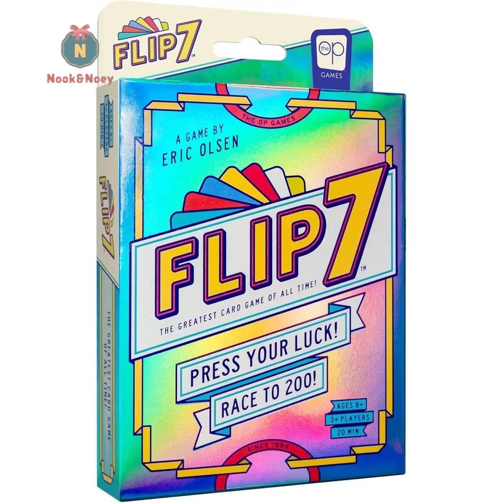 Flip 7 Card Game Số 7 Board Party Dễ dàng chơi vui nhộn và thú vị có thể được chơi bởi cả gia đình