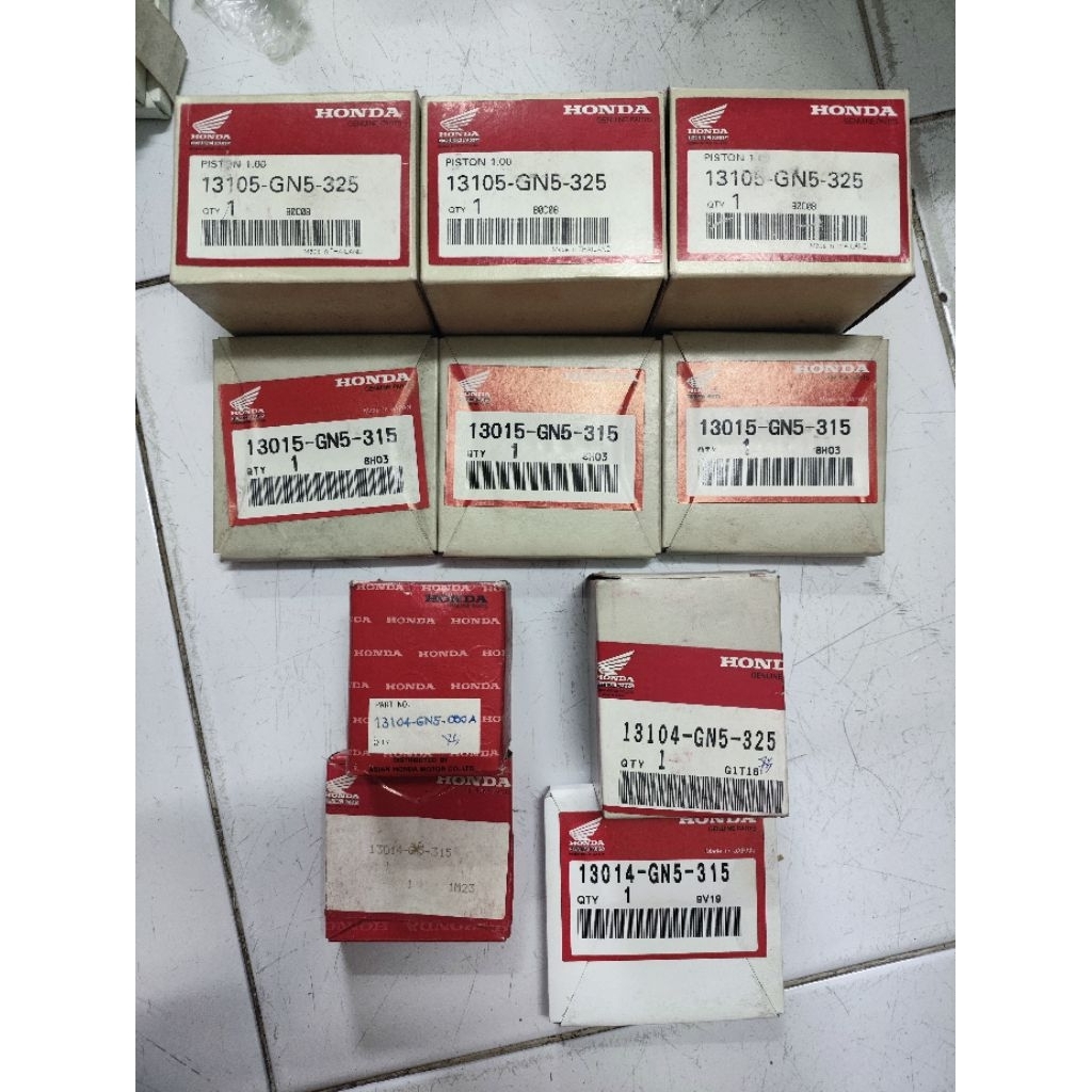 Bộ Piston DREAM 100 Ring Chính Hãng Center (GN5)