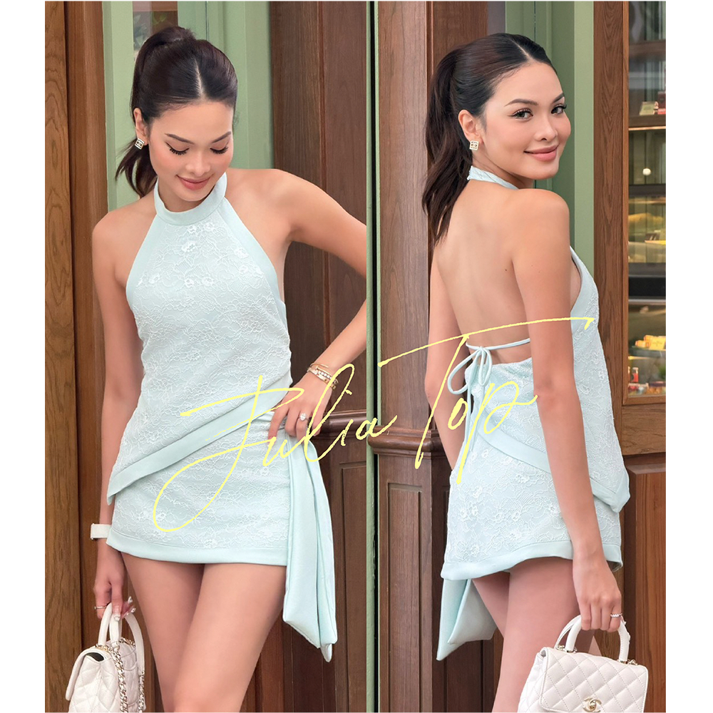 SEASON STUDIO-JULIA TOP / Dây gỗ hở lưng