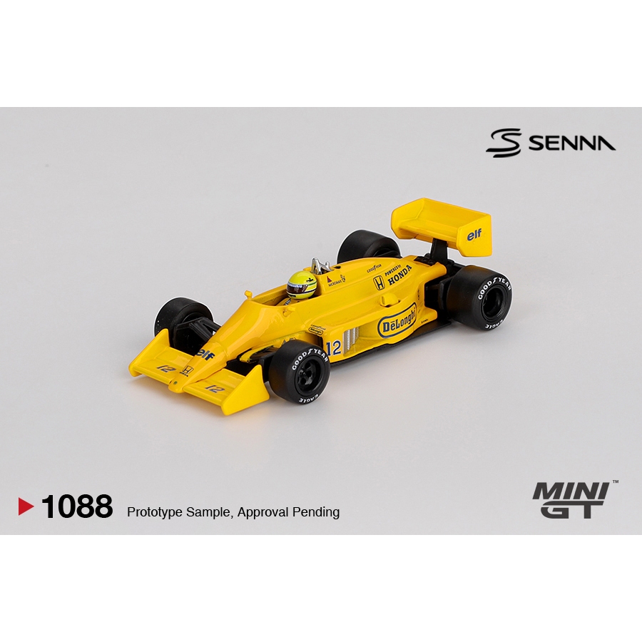 Lotus 99T 12 Ayrton Senna 1987 Monaco Grand Prix Winner 1: 64 (MINI GT)