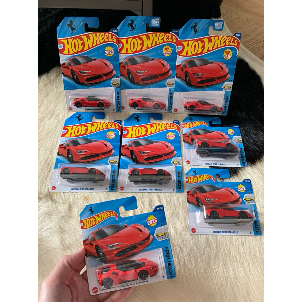 Hotwheels Ferrari SF90 Stradale Short Pack American Plain