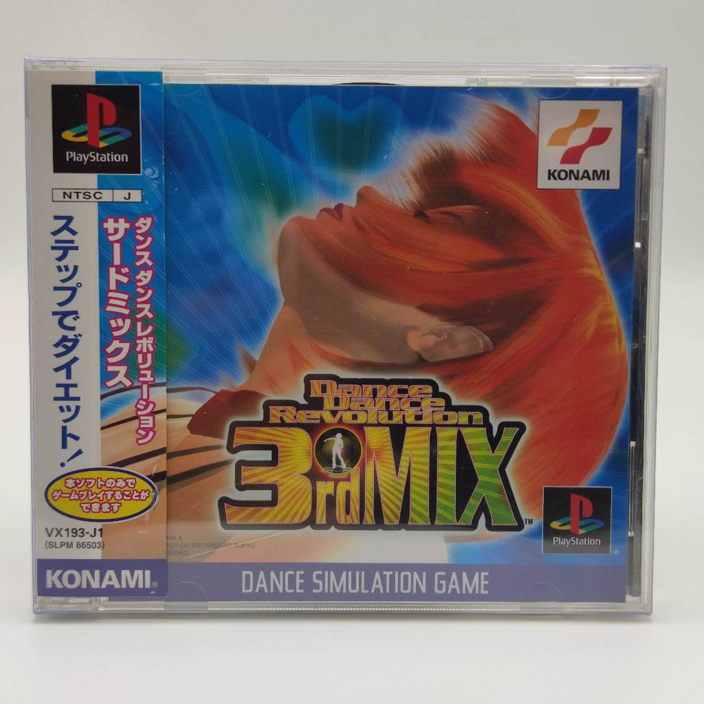 Dance Revolution 3rd Mix [PS1] Đĩa gốc Tình trạng tốt Sony PlayStation PS miễn phí Bộ sưu tập hộp nh