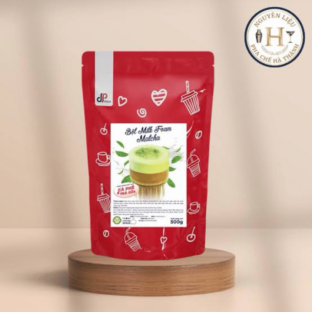 Bột Milkfoam Matcha DP Foods 500g