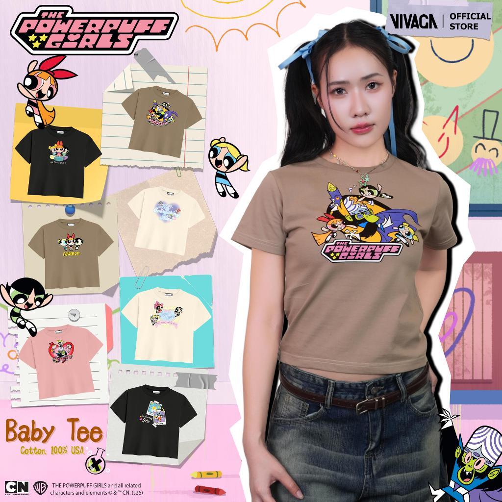 VIVACA-Baby-Tee The Powerpuff Girls Core Áo thun Authentic