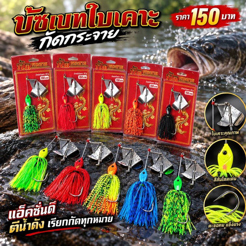 Buzzbait Knock-Out Cắn