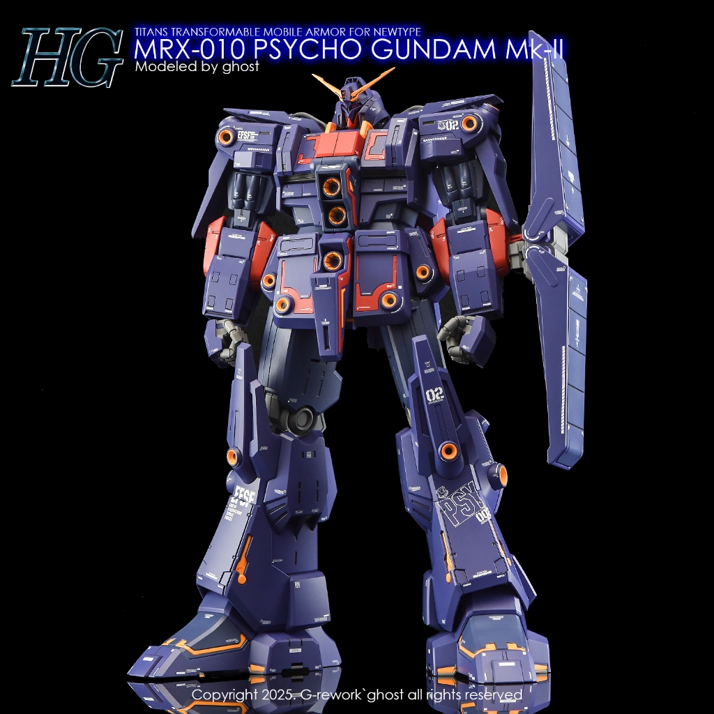 Decal Nước [HG] PSYCHO GUNDAM Mk2 Từ G-Rework
