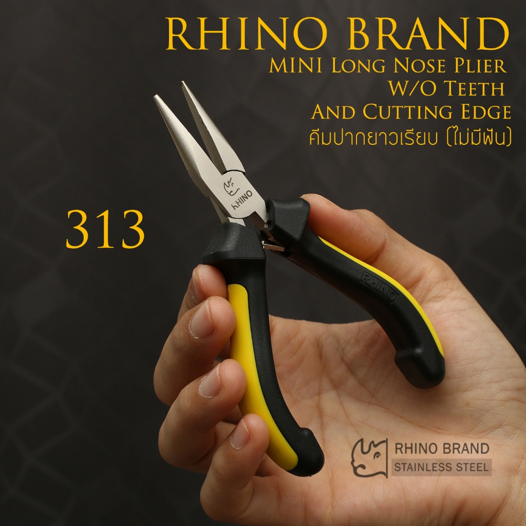 Kìm PLIER MINI THƯƠNG HIỆU RHINO Model No.313 Dài Nose
