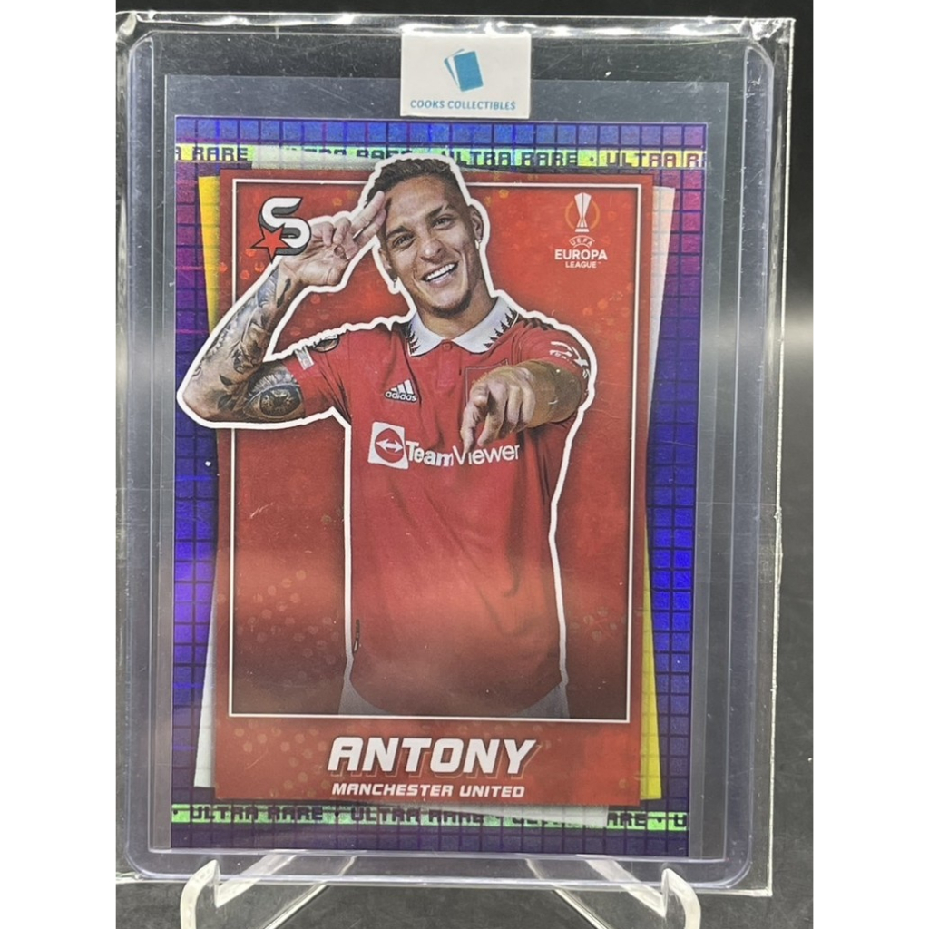 2023 Topps UEFA Superstars Antony / 99 - ULTRA RARE – Manchester United