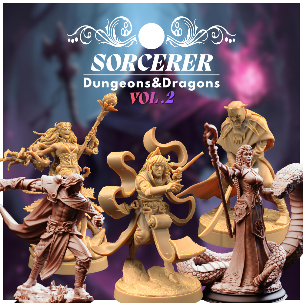Dnd thu nhỏ Dungeon và rồng SORCERER CLASS [VOL.2]