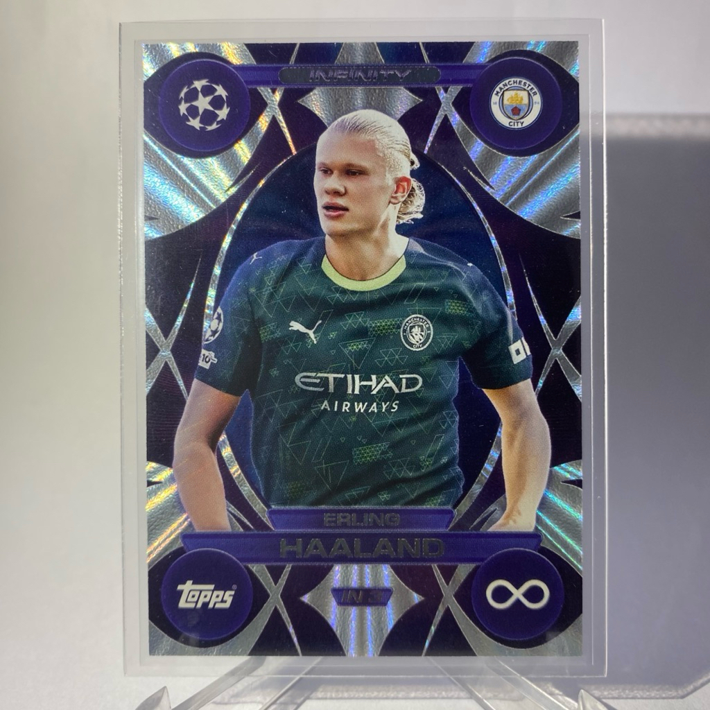 Thẻ bóng đá ERLING HAALAND MANCHESTER CITY INFINITY TOPPS MATCH ATTAX