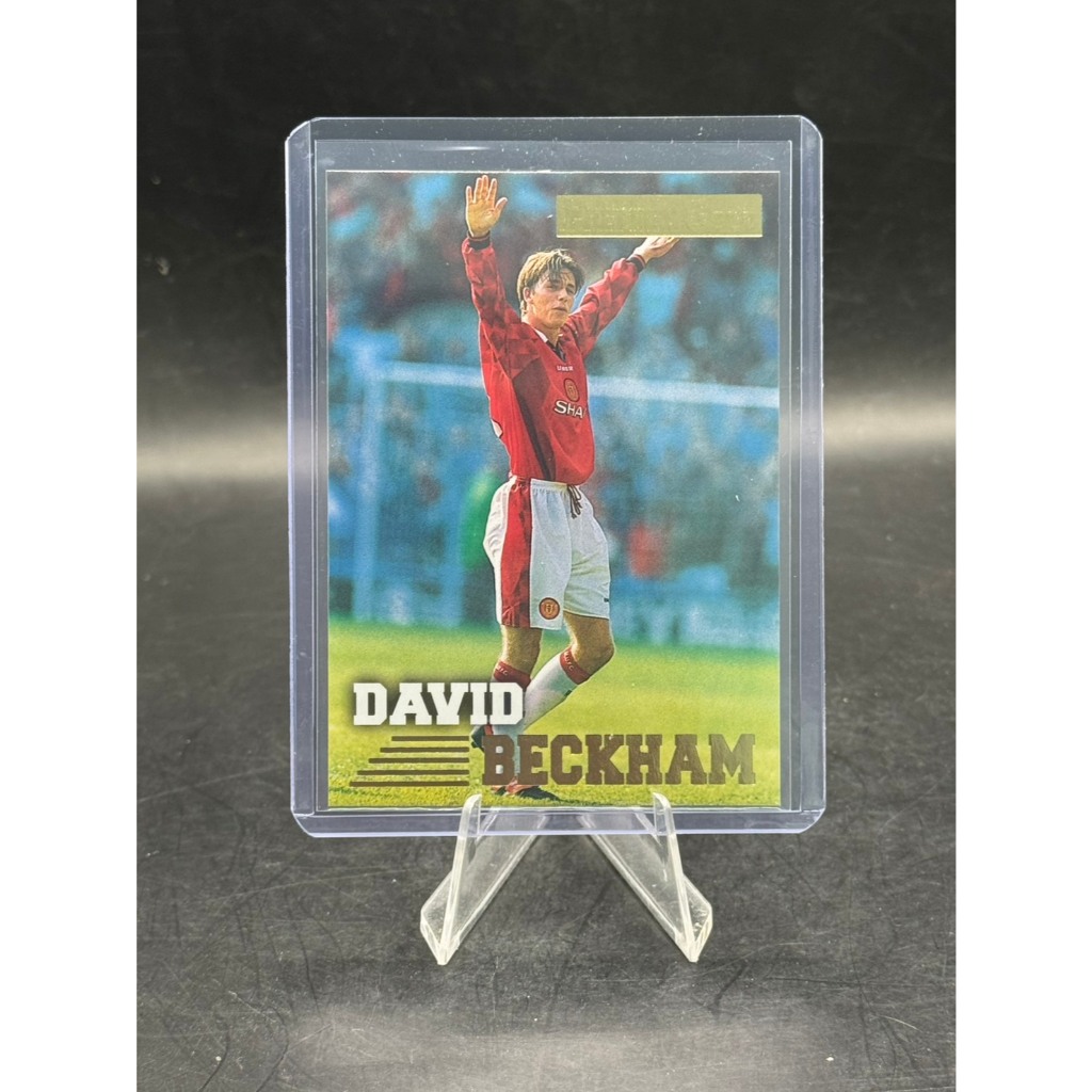 1996-97 Merlin Premier Gold - Thẻ tân binh David Beckham 092 (RC) - Manchester United`