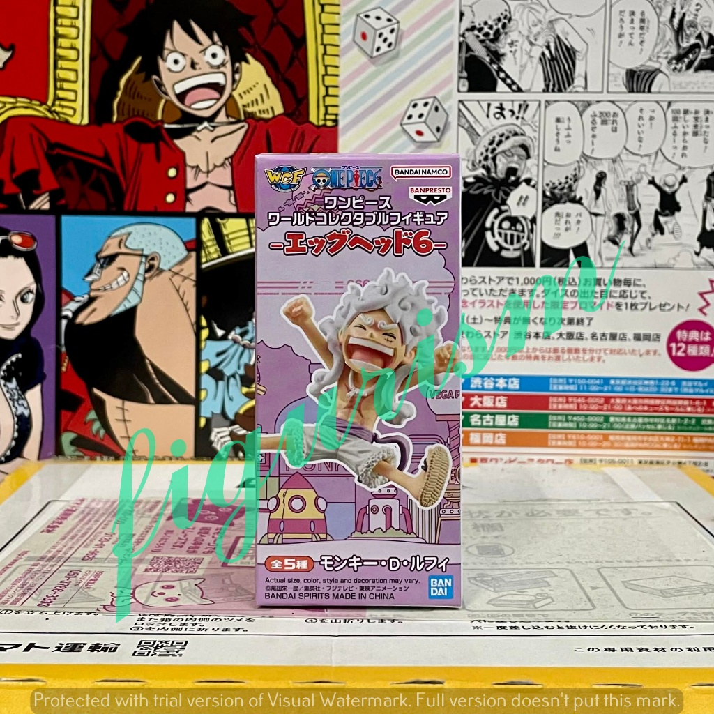 WCF Luffy Gear5 Nika Egghead one piece Gear5 egg 28 Authentic Nhật Bản Được Cấp Phép