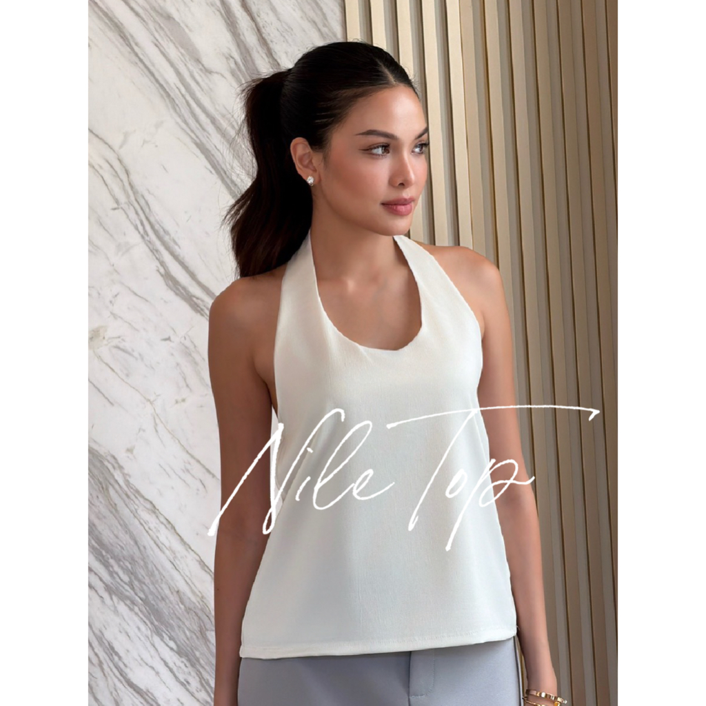 SEASON STUDIO-NILE TOP / Halter Vải Satin