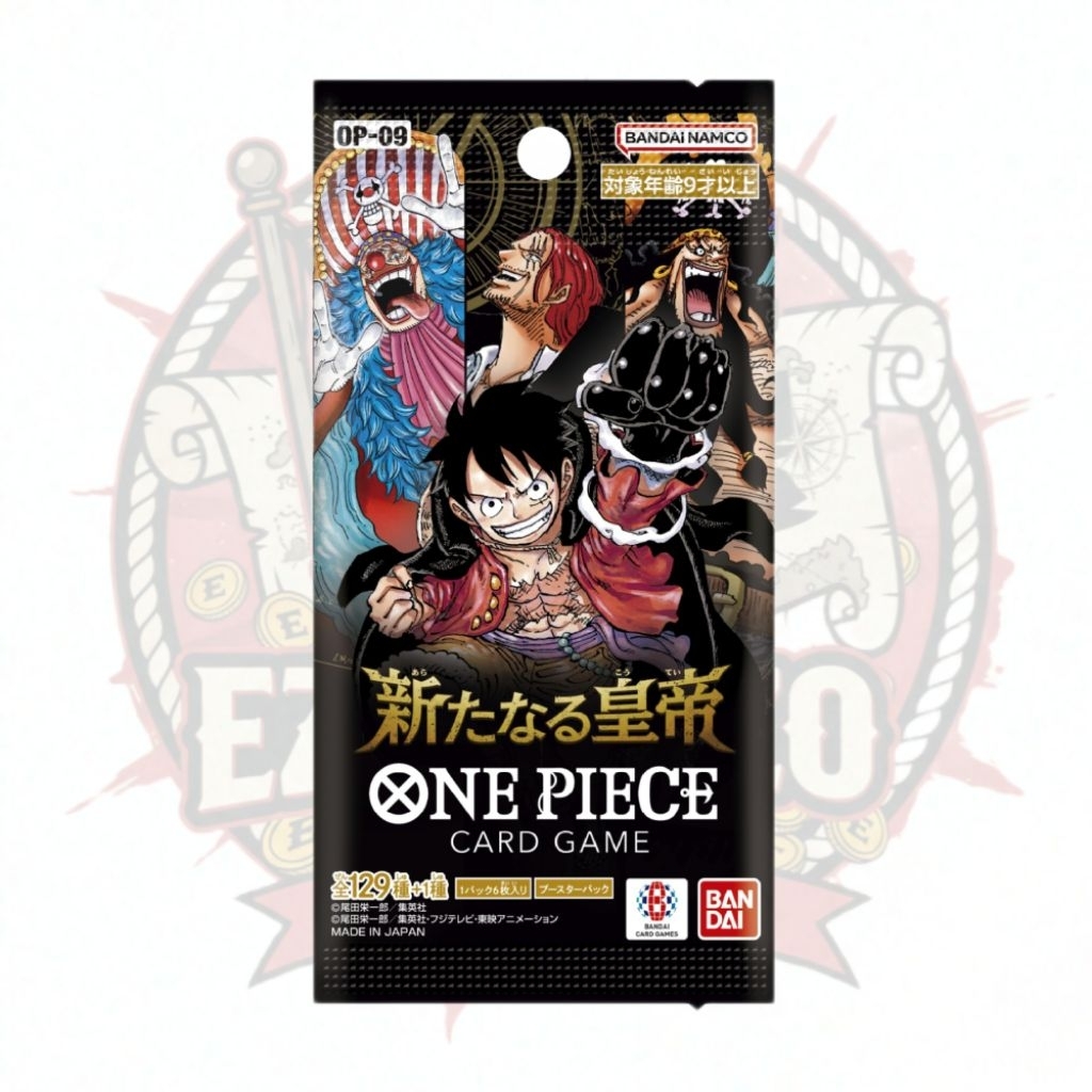 [OP-09] -Emperors in the New World- Open Box Full Rate OP09 Trò chơi bài One Piece Authentic Japan