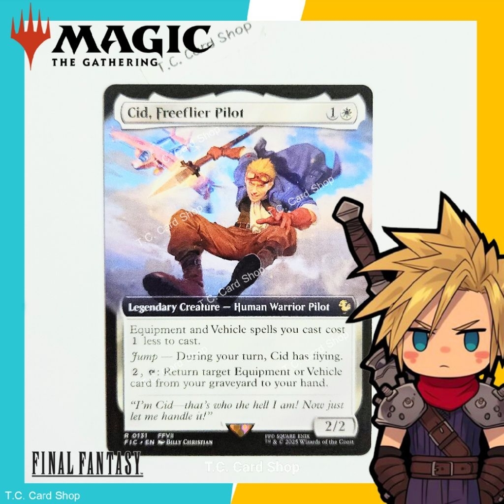 Cid, Freeflier Pilot (Mở rộng) R0013 - FFVII - Final Fantasy - Magic the Gathering (MTG) (FIC)