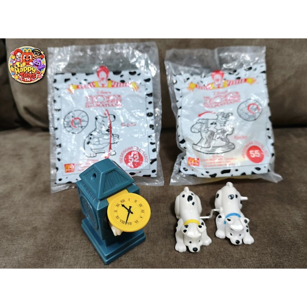 ​[Chó đốm 4 loại]​ Bữa ăn vui vẻ của McDonald ​​​​102 chú chó đốm 2000 đã qua sử dụng ​Bộ sưu tập đồ