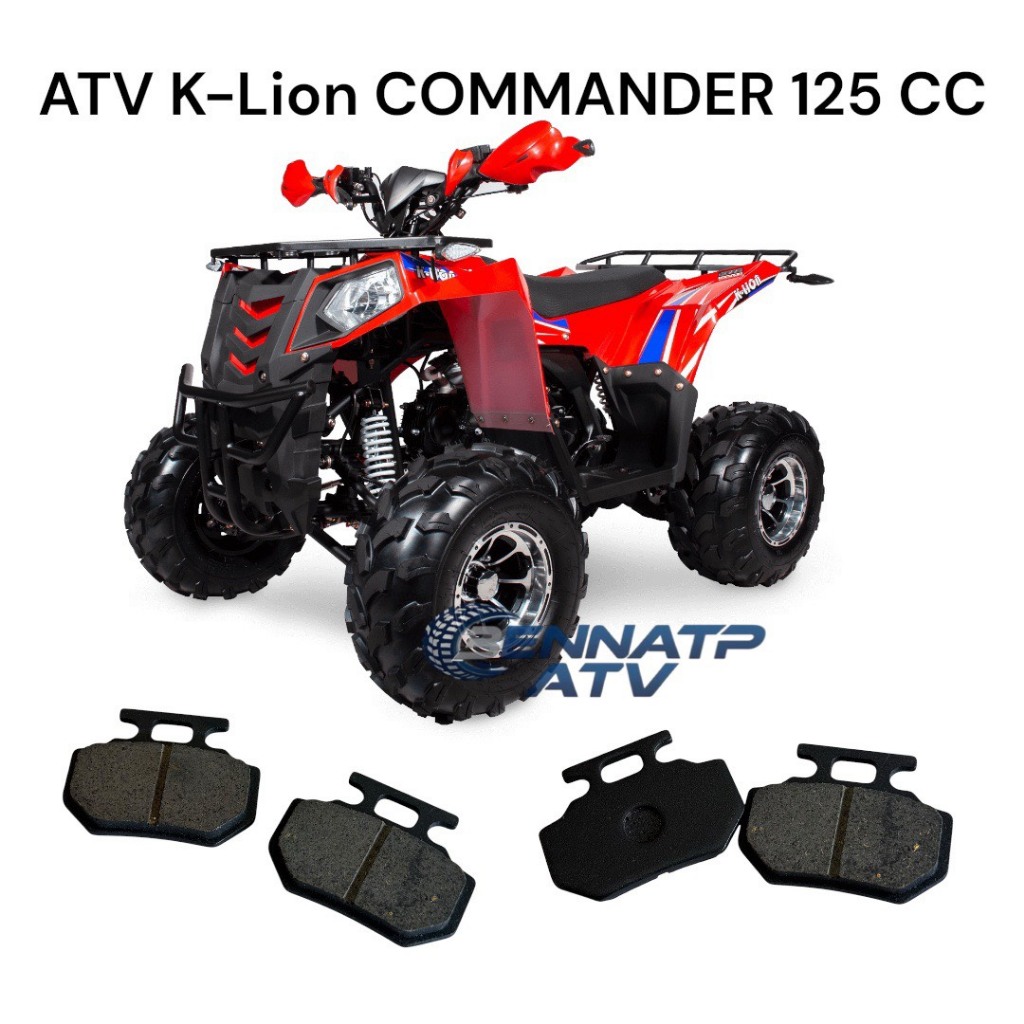 Má phanh atv cho 125cc K-LION Model COMMANDER 125 CC Mặt trước