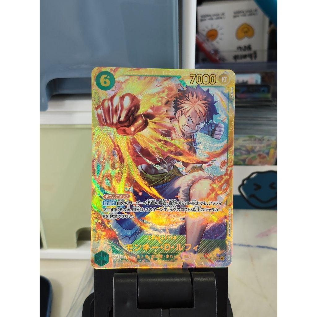 Monkey.D.Luffy Secret Rare (SEC) Mã OP13-118 Từ trò chơi bài One Piece Mang theo ý muốn của mình [OP