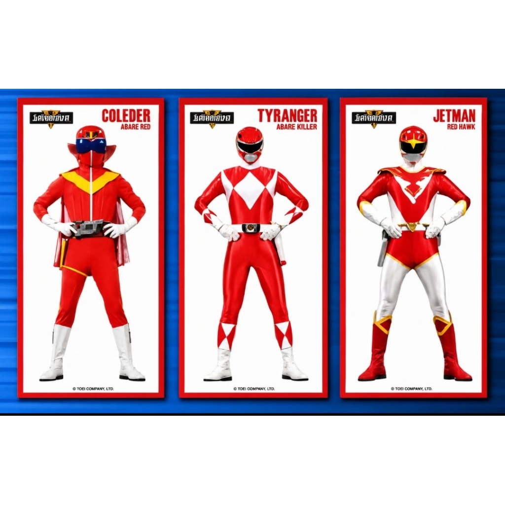 Animate Run: Run-Super Sentai Standee (Bộ hoàn chỉnh)