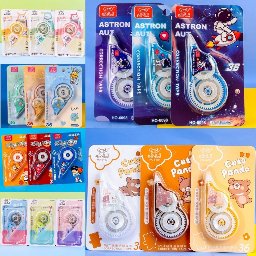 ZYM Correction Tape Liquid Pen Eraser Per Dozen No. 36