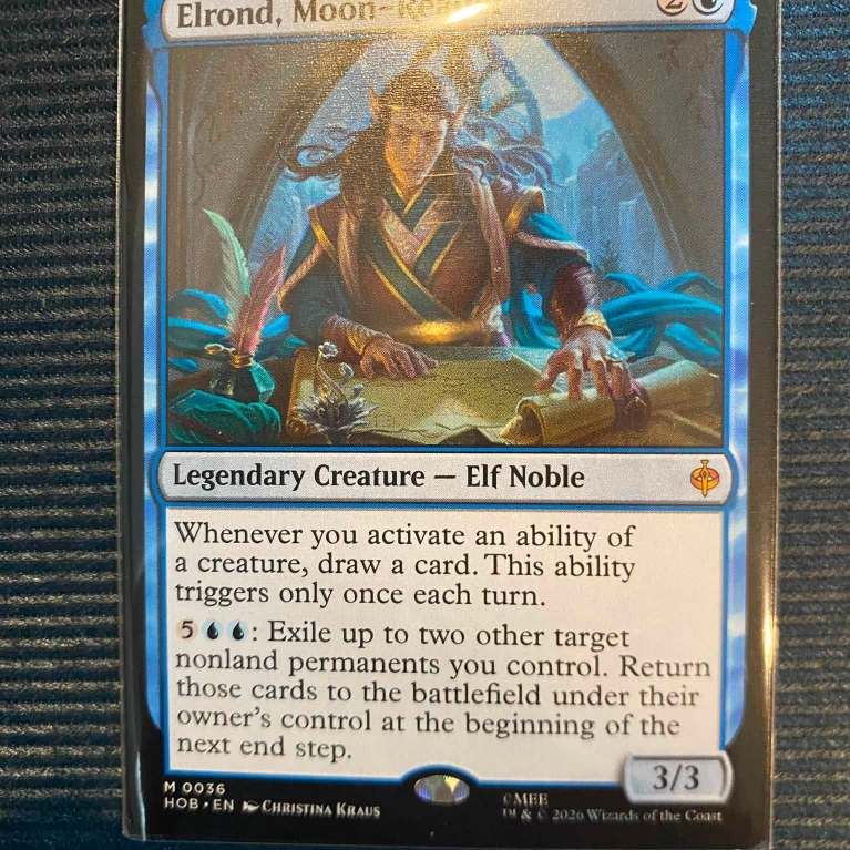 Thẻ đơn MtG: Elrond, Bộ mặt trăng: HOB Rarity: Huyền thoại