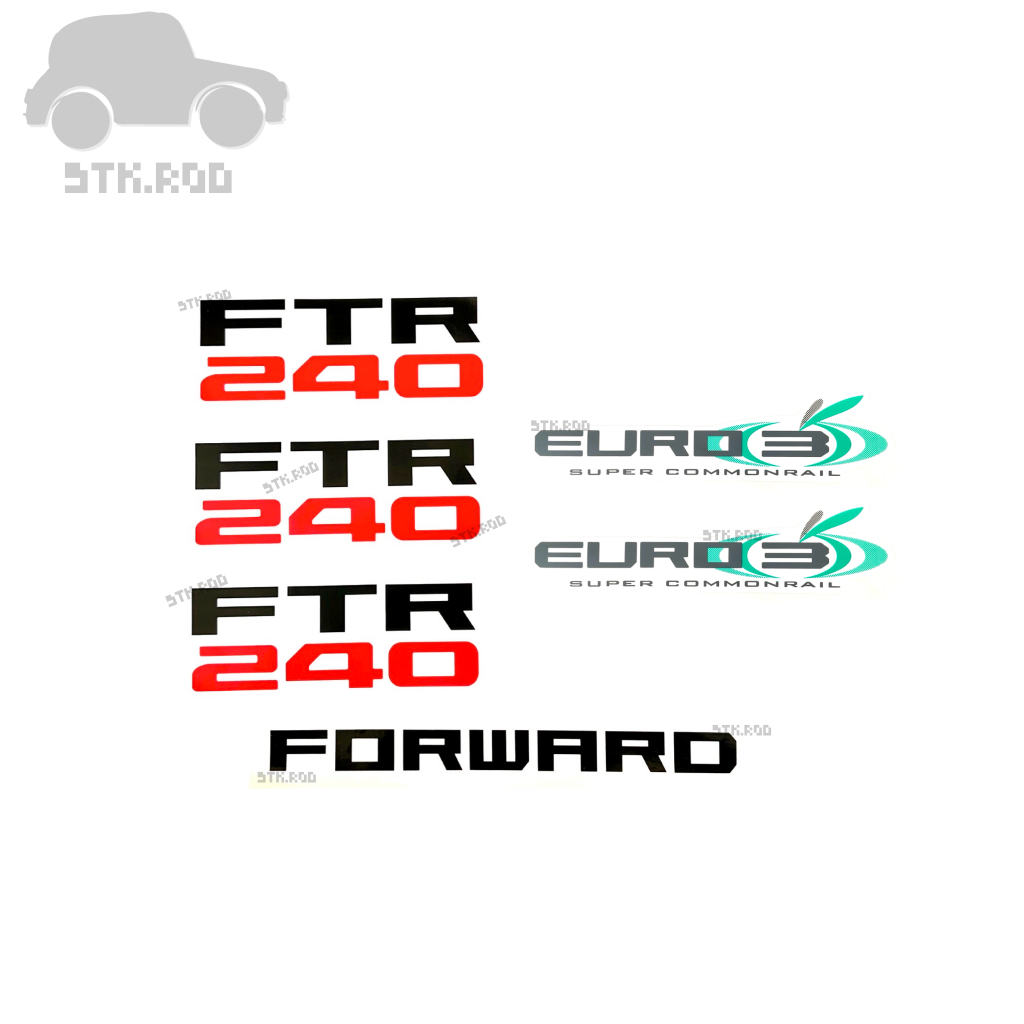 FTR240 EURO3 FORWARD STICKER Bộ hoàn chỉnh ô tô ISUZU Dega 08 Bảng điều khiển phía trước gắn cửa DEC