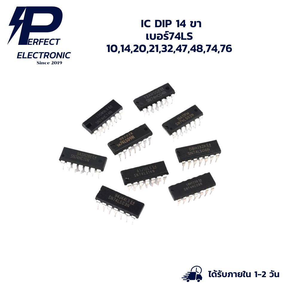 74LS10 74LS14 74LS20 74LS32 74LS47 74LS48 74LS74 74LS76 IC DIP 14 Chân