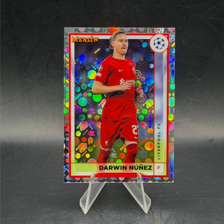 Darwin Núñez - 2022-23 Topps Merlin Chrome UEFA Champions League - 86 Vintage Merlin Parallel - Live