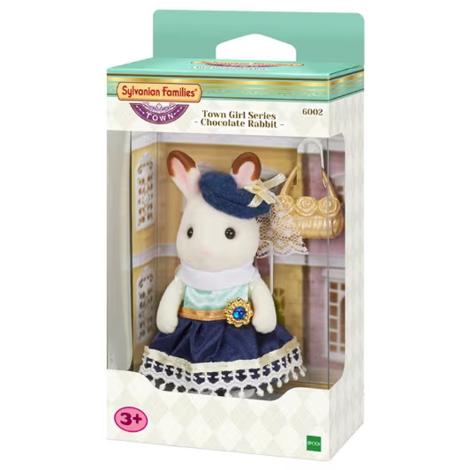 Sylvanian Town chị gái Series Rabbit Poodle Cat Mouse